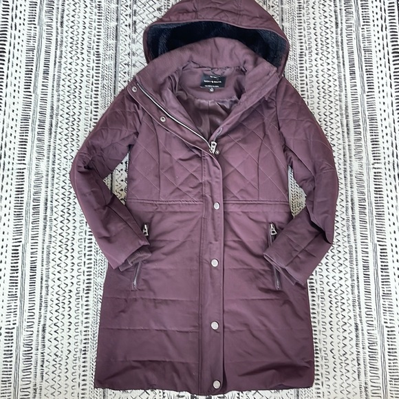 Lucky Brand Lined Coat with Detachable Hood and Lined Pockets (S) - Picture 3 of 7